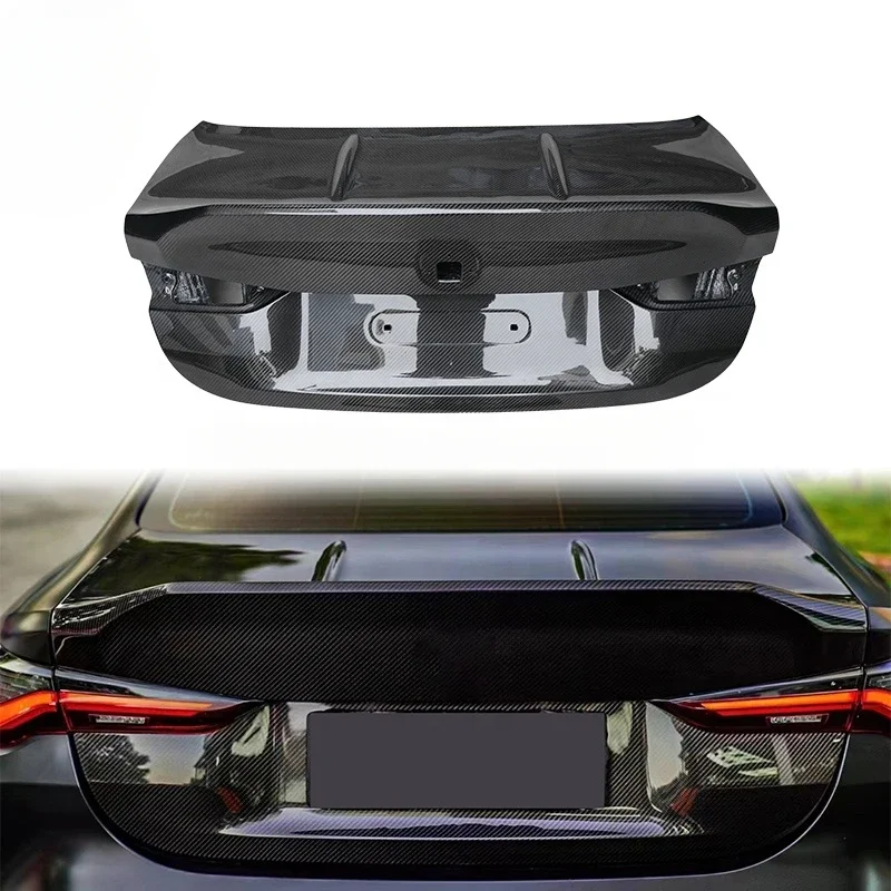 Upgrade Facelift CSL Style Carbon Fiber Rear Boot Lids Trunk Cover for Bnw M3 M4 G80 G82 G83custom