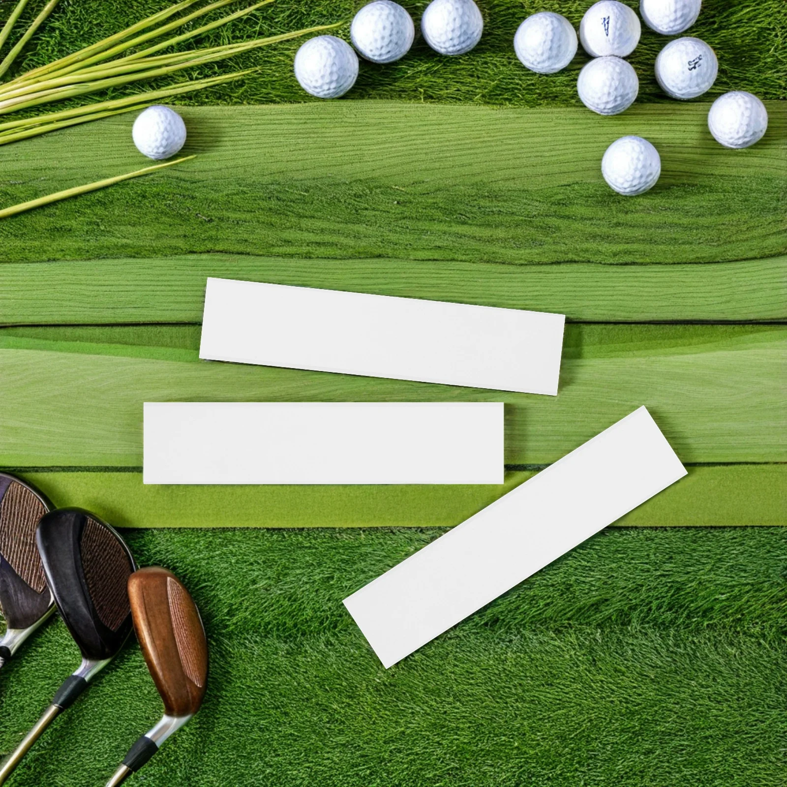 

26pcs White Double Sided Adhesive Strips Regripping Clubs Weather Resistant Strong Adhesion Non Handle Wrap