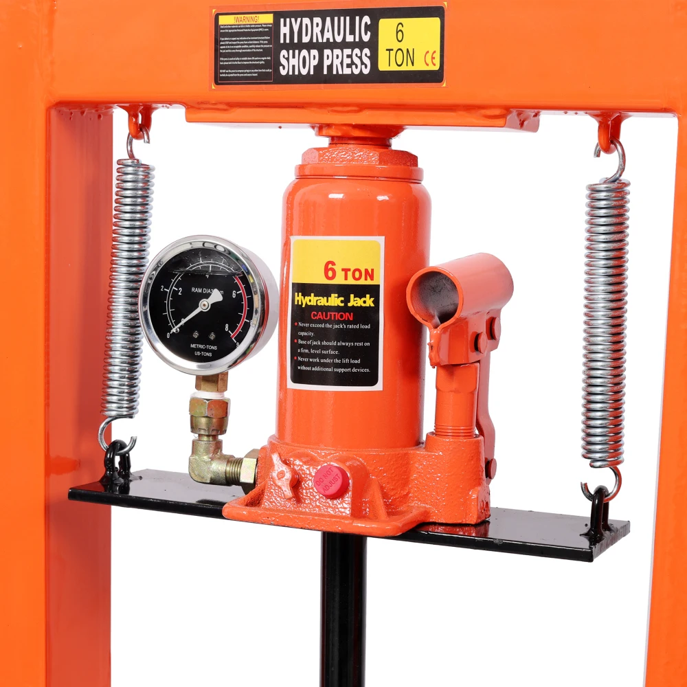 اضغط على متجر مقبس الزجاجة 6 طن مع مقياس، أو الانحناء، أو أجزاء الضغط أو اضغط على المحامل، وصلات U، البطانات، وصلات كروية