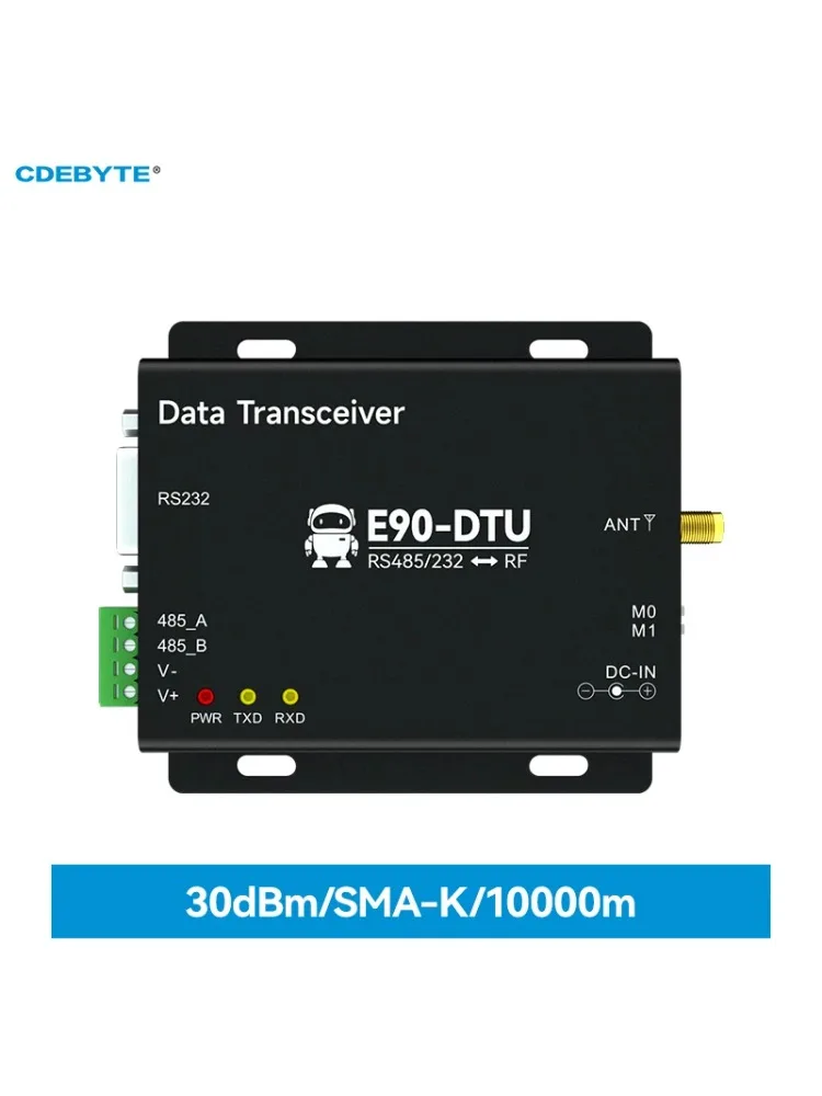 E90-DTU(400SL30) CDEBYTE Radio LoRa serii E90 433/230/868/915MHz Bezprzewodowy Transceiver Danych 30dBm RS232 RS485 LBT RSSI 10km — zdjęcie produktu 7