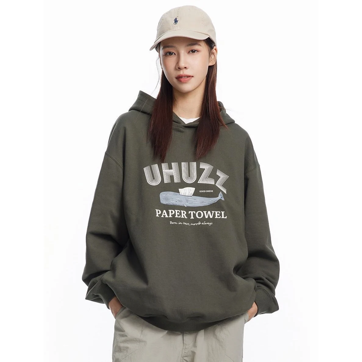 

High Quality Camp Whale Hoodies High Quality Pullover Sweater Oversize Women's Sweatshirts Jacket Camping Sale Free Shipping