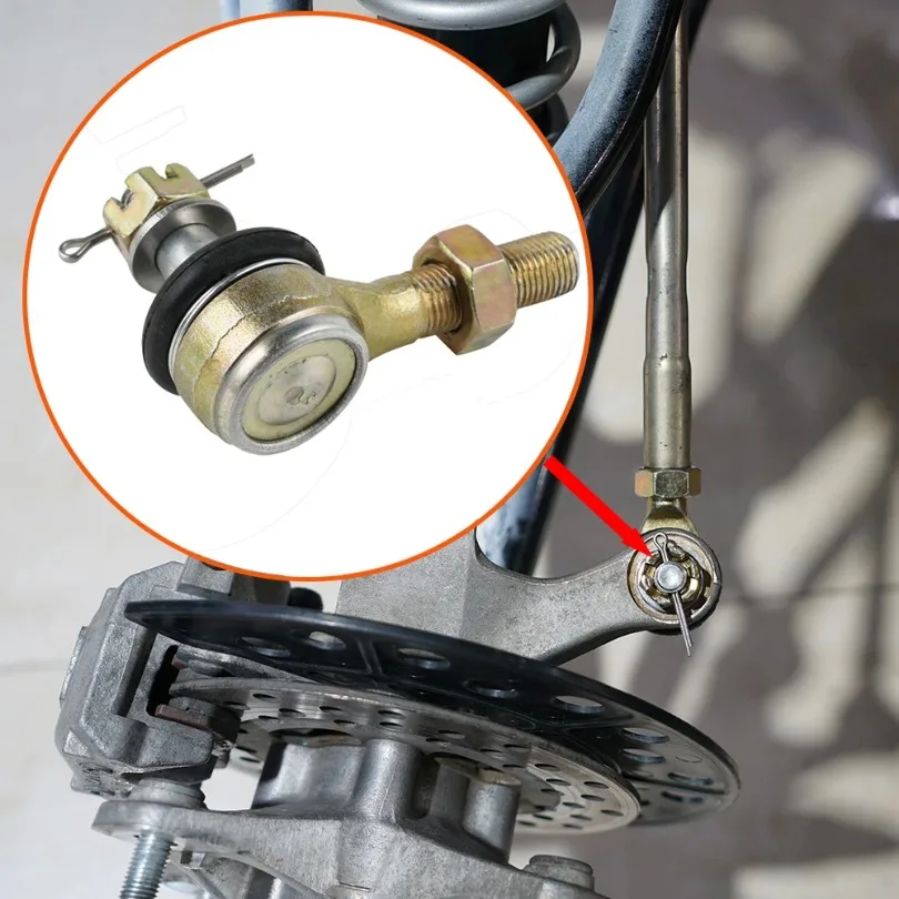 2Sets ATV Ball Joint Tie Rod End Kit fit for Yamaha Raptor 700R YFM700R 2006-2020 YFZ450 YFZ450R Banshee 350 YFZ350 Grizzly