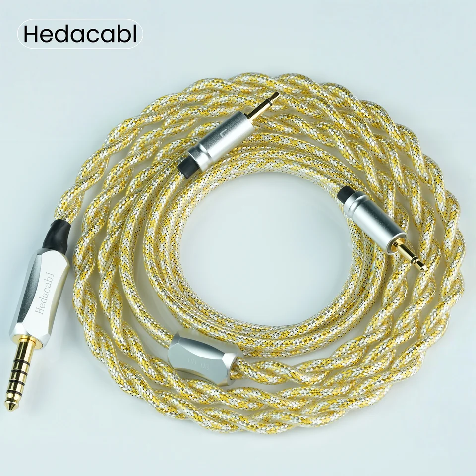 Hedacabl HD-03 2 コア OCC デュアル 2.5mm TS から 4.4/3.5/2.5mm XLR
