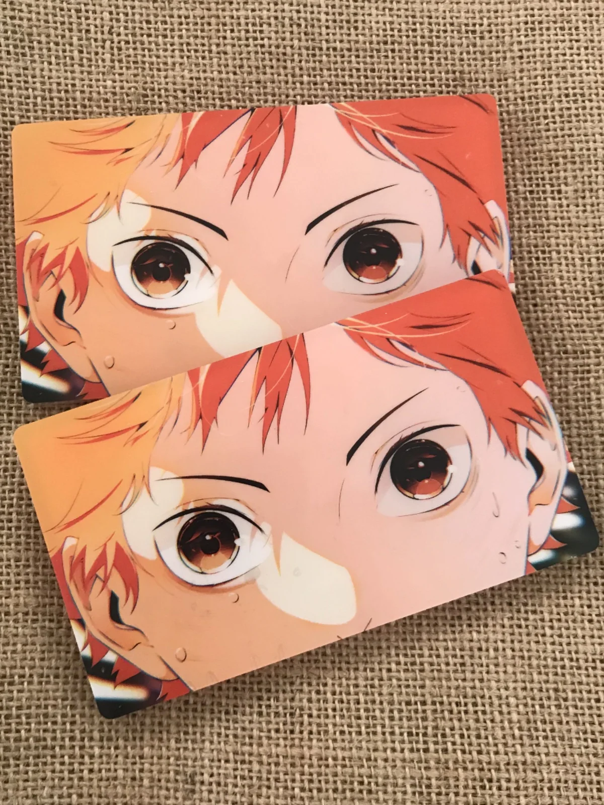 Anime haikyuu!!! Shoyo Hinata Cosplay Colorido Janela Placa, Movediça Mahjong, Acrílico Desktop Ornamento, Individualidade Delicadeza