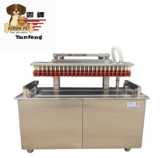 AIROW Yunfeng 2024 New Design YFZD-V168 Vacuum Suction Cups Transfer 168pcs Chicken Egg Table/machine in Incubation Process