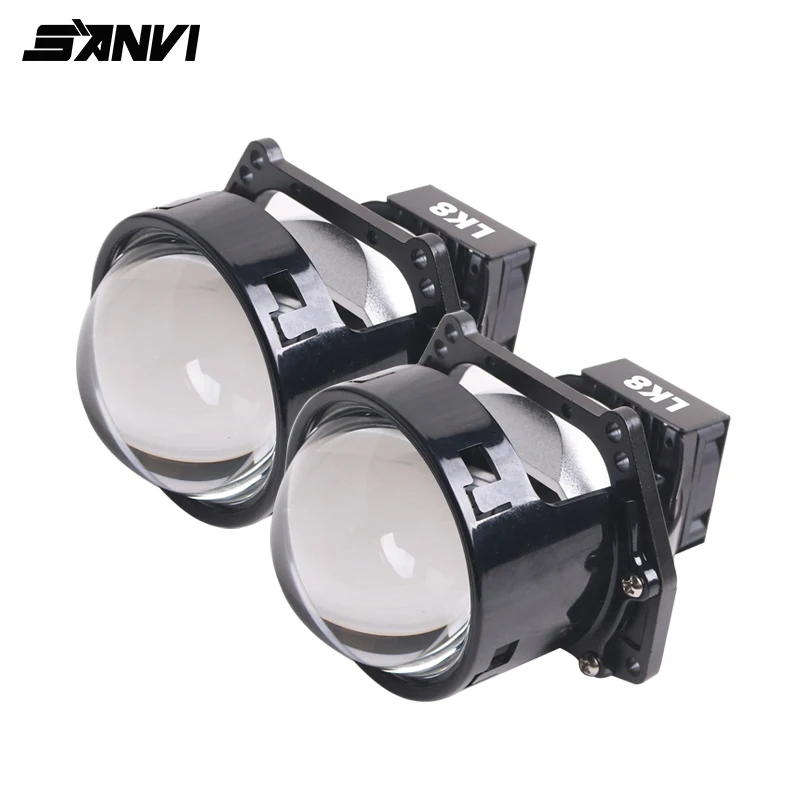 

Sanvi LK8 Bi светодиодный объектив проектора 120 Вт 6000 К 3,0 дюйма для светодиодных фонарей Hella, диодный светодиодный фонарь для проектора, автомобильные аксессуары