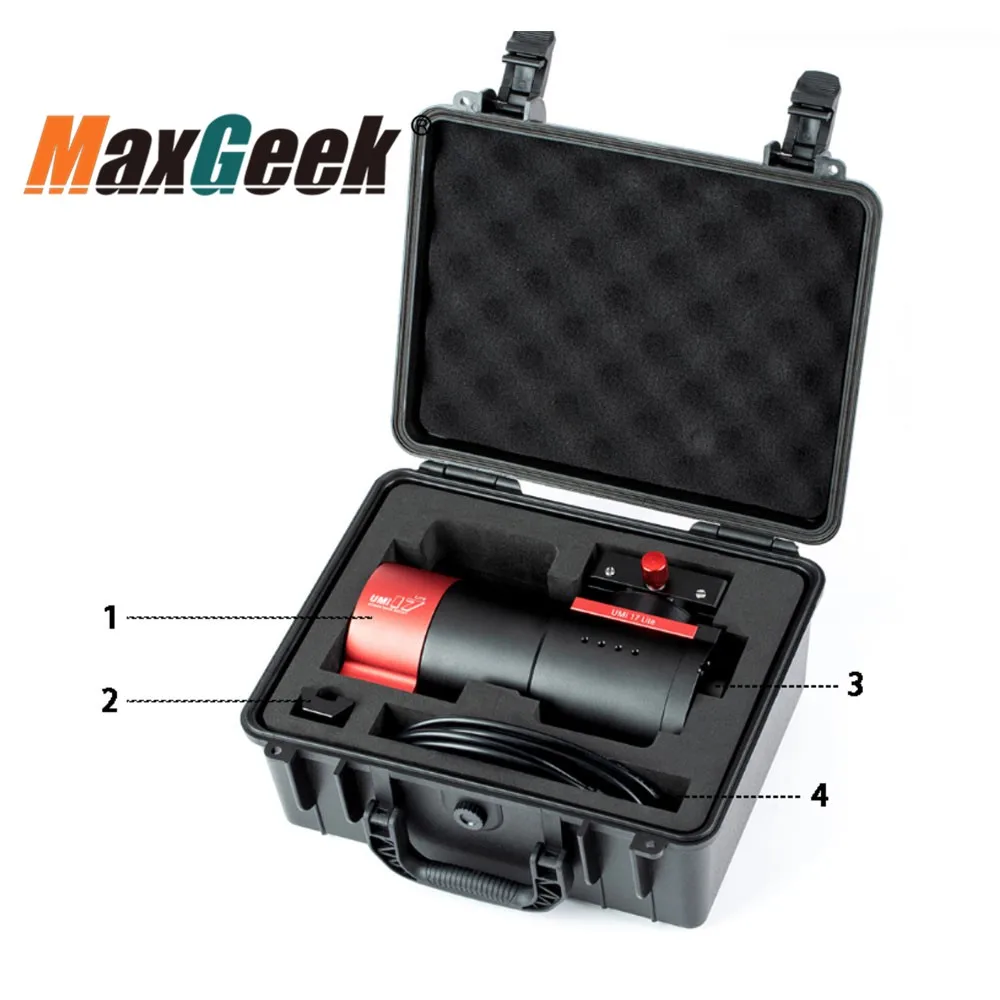 Maxgeek UMi17 Lite Harmonic Equatorial Mount 10-13 kg Udźwig ST4 Wsparcie prowadzące dla ASIAIR/NINA/KStars