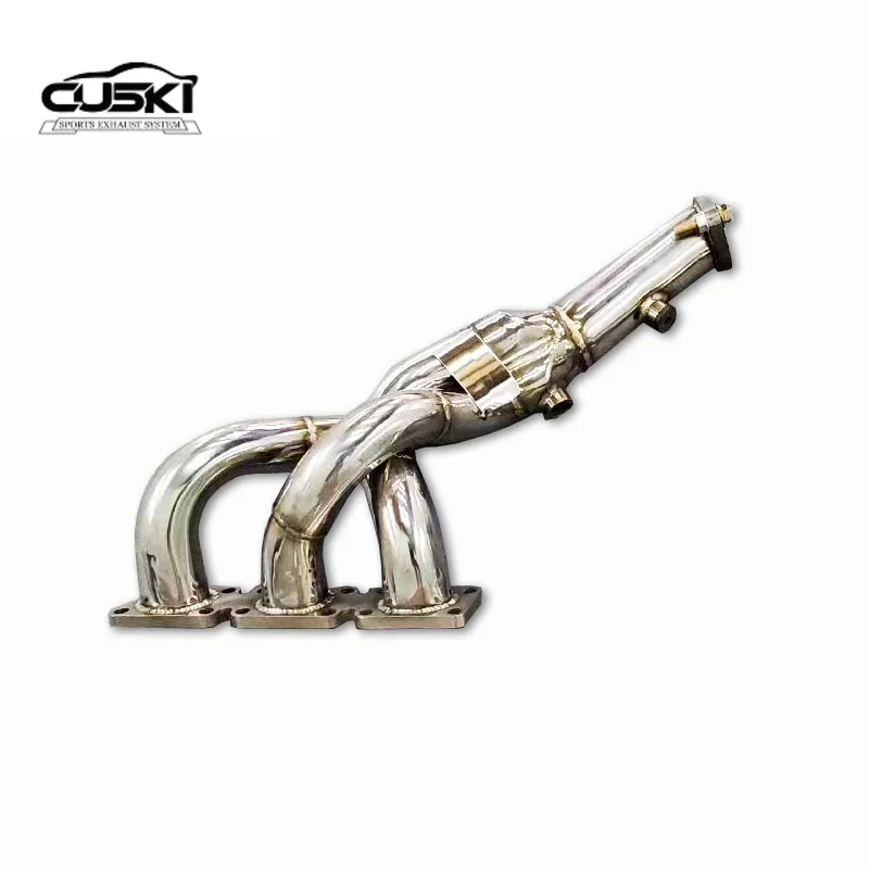 Exhaust Manifold  High flow Pipes Exhaust Pipes branch downpipe Exhaust Pipe for BMW 325/330 E46 3.0L 2003-2005 car exhaust