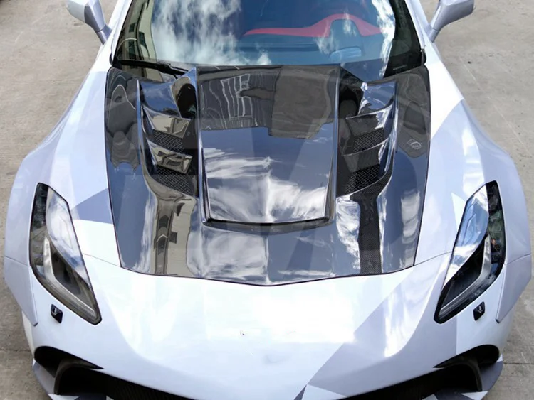 For Chevrolet Corvette C7 2014-2017 Carbon Fiber Hood