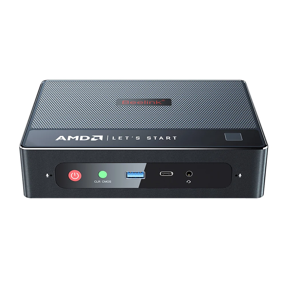 

Beelink GTR5 5900HX Mini PC AMD Ry-zen 9 8 cores Ram 16/32G/64G DDR4 Rom 500G 1TB M.2 SSD NVME 2280 WiFi 6E BT HD-MI USB Type-c