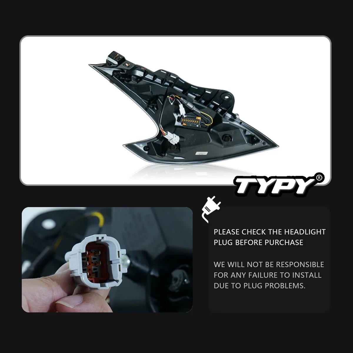 

TYPY Car For Nissan 370z Taillights 2013-2019 Upgrade Modified to New DRL Dynamic Turn Signal LED Taillight Auto Accessories