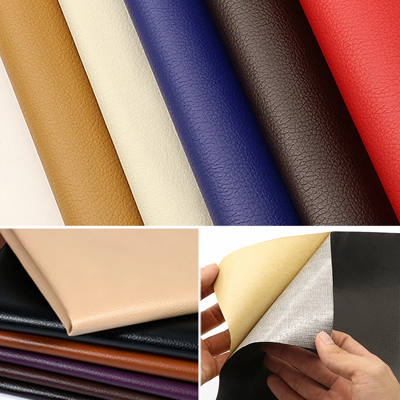 20x30CM 25x60CM Self Adhesive PU Leather Patches Faux Synthetic Leather Fabric Self Adhesive Sofa Repair DIY Patch Accessories