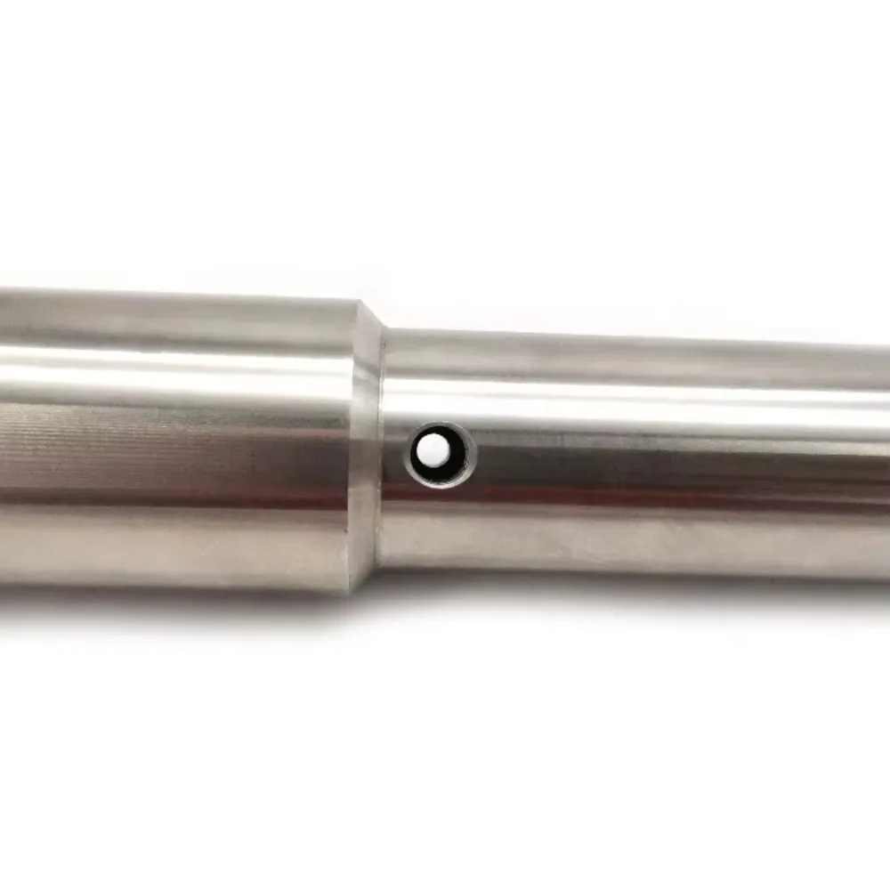Service CNC precision machine shafts, stainless steel, deep hole steel, forged flanges, hollow shafts
