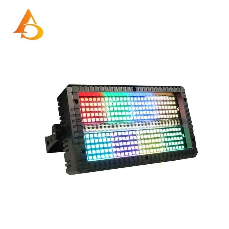 

DMX 60W Мини-светодиодный стробоскоп RGBW 4в1 8+4 зон Белый 8000K 4 зоны DMX Супер яркий DJ сценический эффект стробоскоп