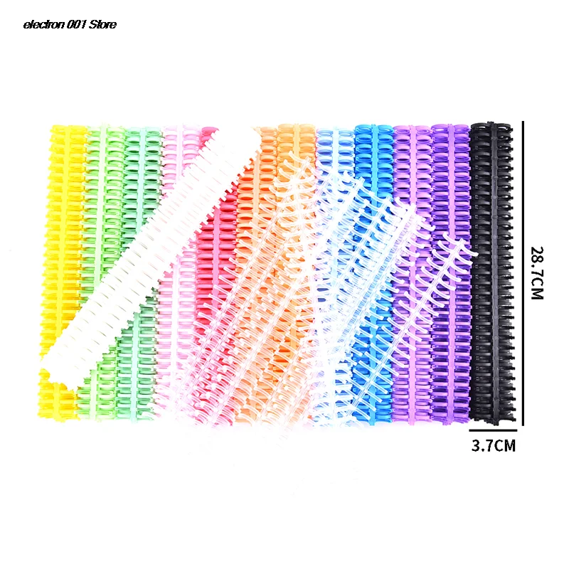 10Pcs 30 Holes Circles Ring Loose-leaf Paper Book Scrapbook Album Binder Spiral A4 Notebook Binding Clips
