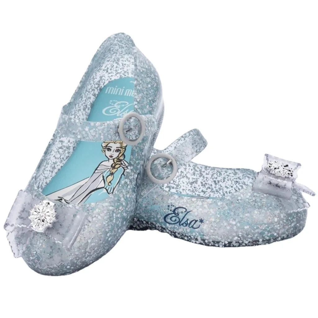 Disney girls frozen mermaid princess sandali carini scarpe antiscivolo scarpe sportive con fondo morbido per regalo ragazza