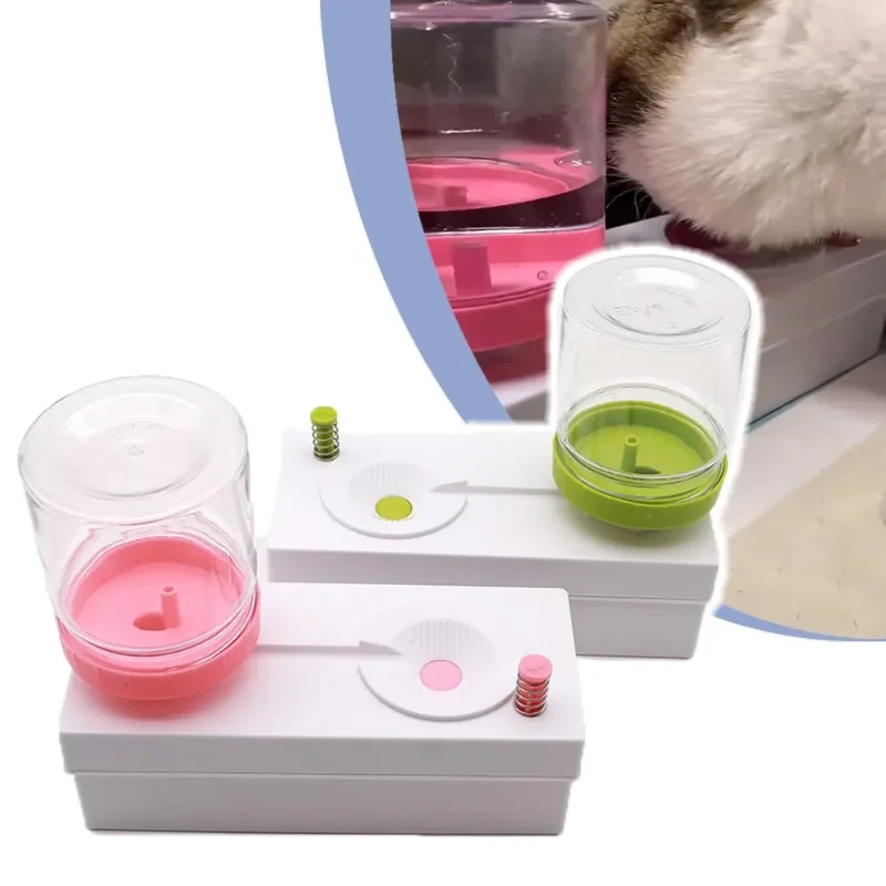 Pet Drinking Water Bowl Floating Mouth Cats Bowl Without Spill Drinking Water Dispenser Anti-Over Dogs Feeding Watering Supplies