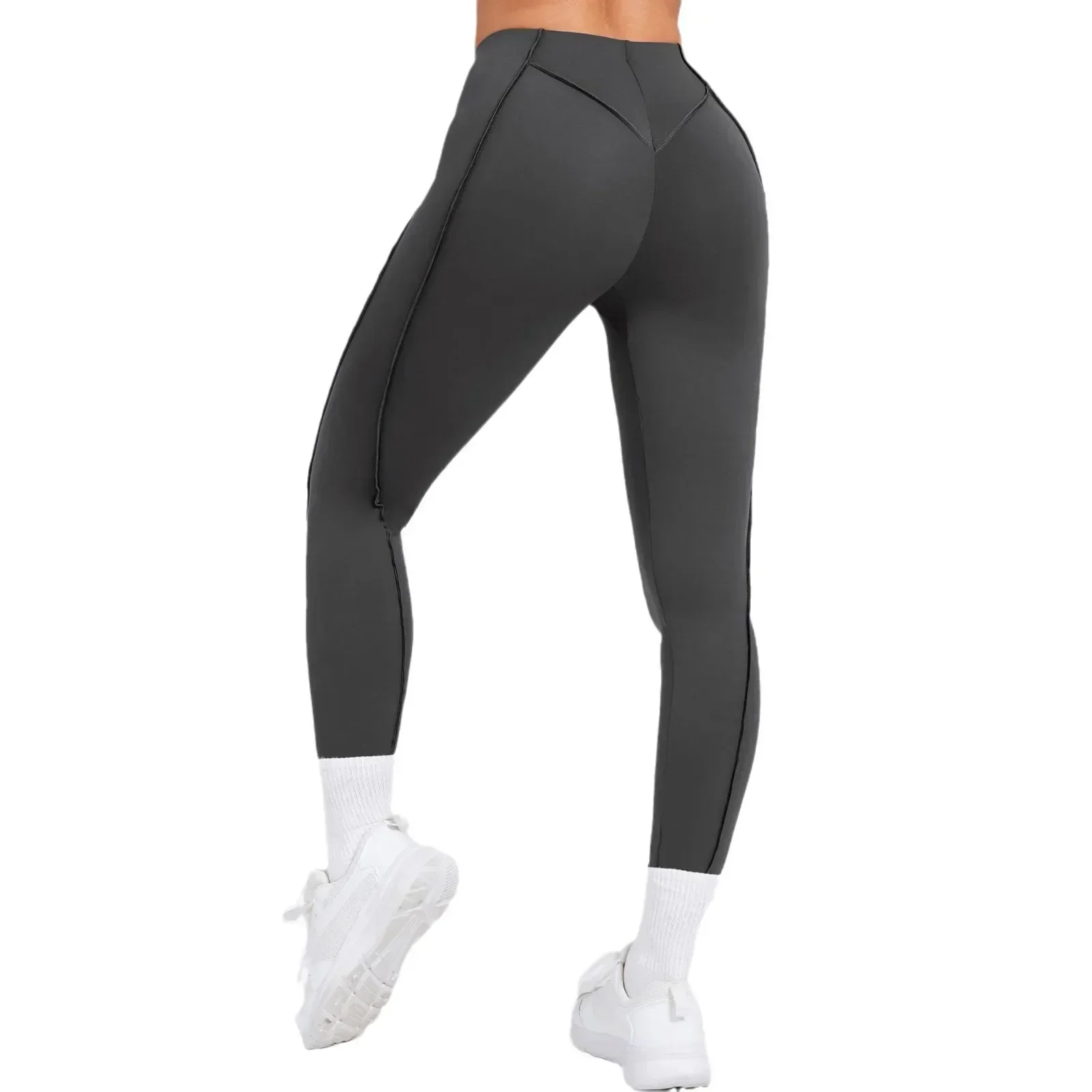 Seamless Yoga Trousers Leggings Sports Fitness High Waist Hip Raise Pants Running Trousers Workout Pants Gym Leggings for Women