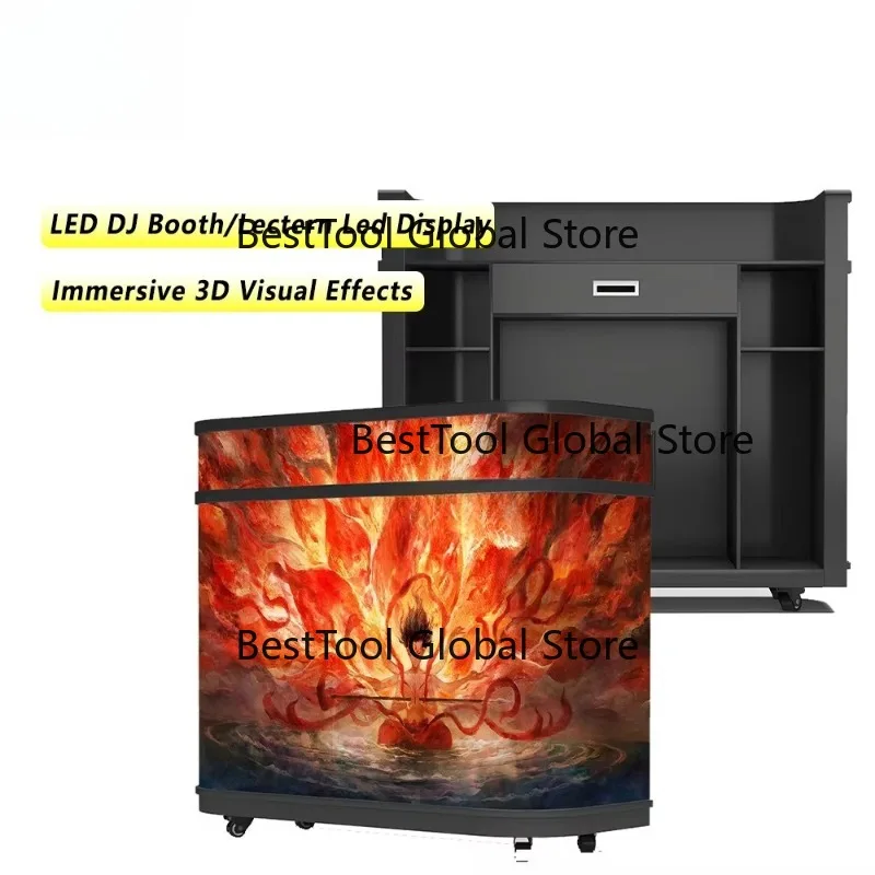 

High Refresh Rate P1.53 LED Display Digital Signage Podium Lectern for Conference Speech Presentation