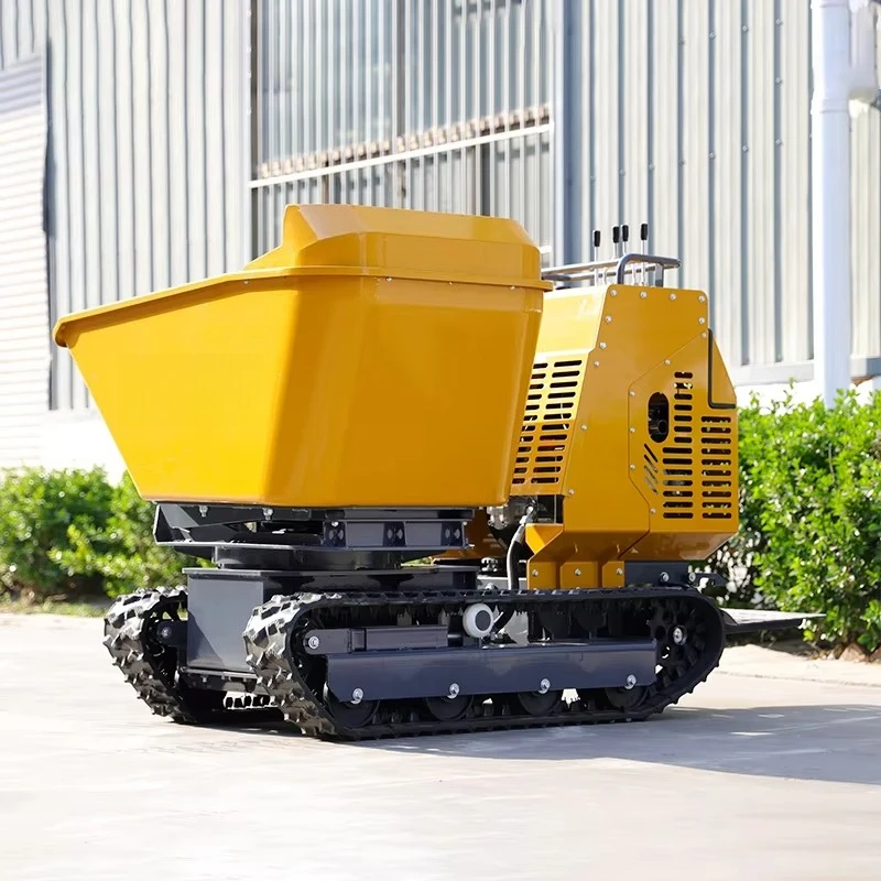 Mini Track Dumper CE EPA Diesel Engine Multifunctional Hydraulic Lifting Small Crawler Tipper Truck Factory Wholesale Price