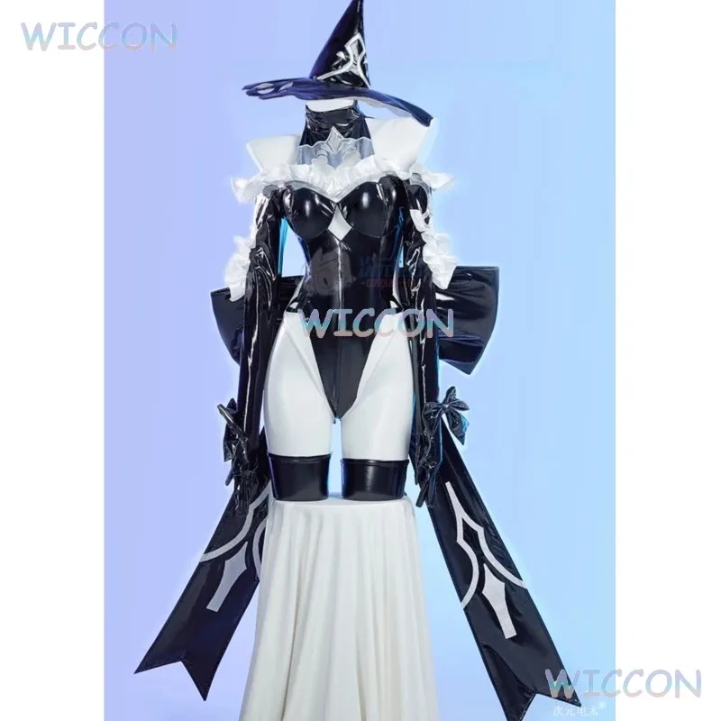 

asdh8@2B Cosplay Costume Fashion Sweet Witch Jumpsuit Uniforms Full Set Game NieR: Automata Halloween Party Role Play ClothingCO