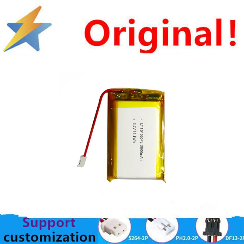 buy more will cheap 104060 3000mAh polymer lithium battery 3.7V smart wearable locator bluetooth speaker rechargeable battery