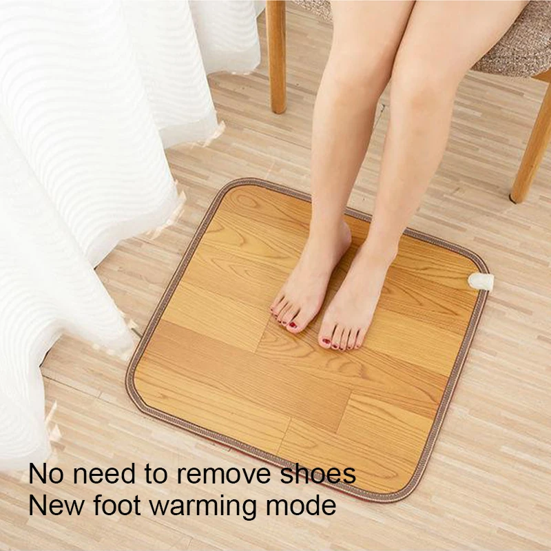 HATV 110V/220V เครื่องทำความร้อนเท้า Office Home แผ่นทำความร้อนไฟฟ้า Warm ฟุตเครื่องทำความร้อนในครัวเรือนพรมฤดูหนาวไฟฟ้าเครื่องทำความร้อน