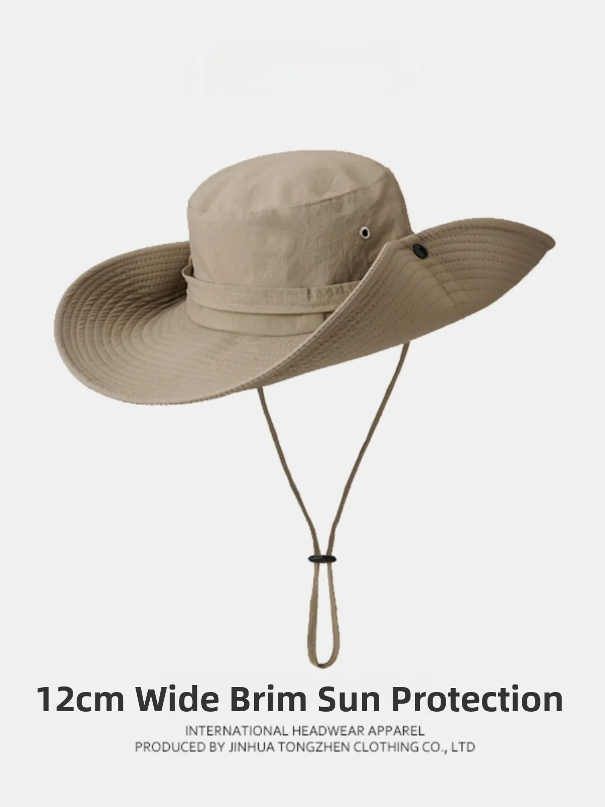 Outdoor Fishing Cap Sun Protection Quick Dry Hiking Corduroy Breathable Retro Japanese Style Wide Brim Casual Unisex Hat