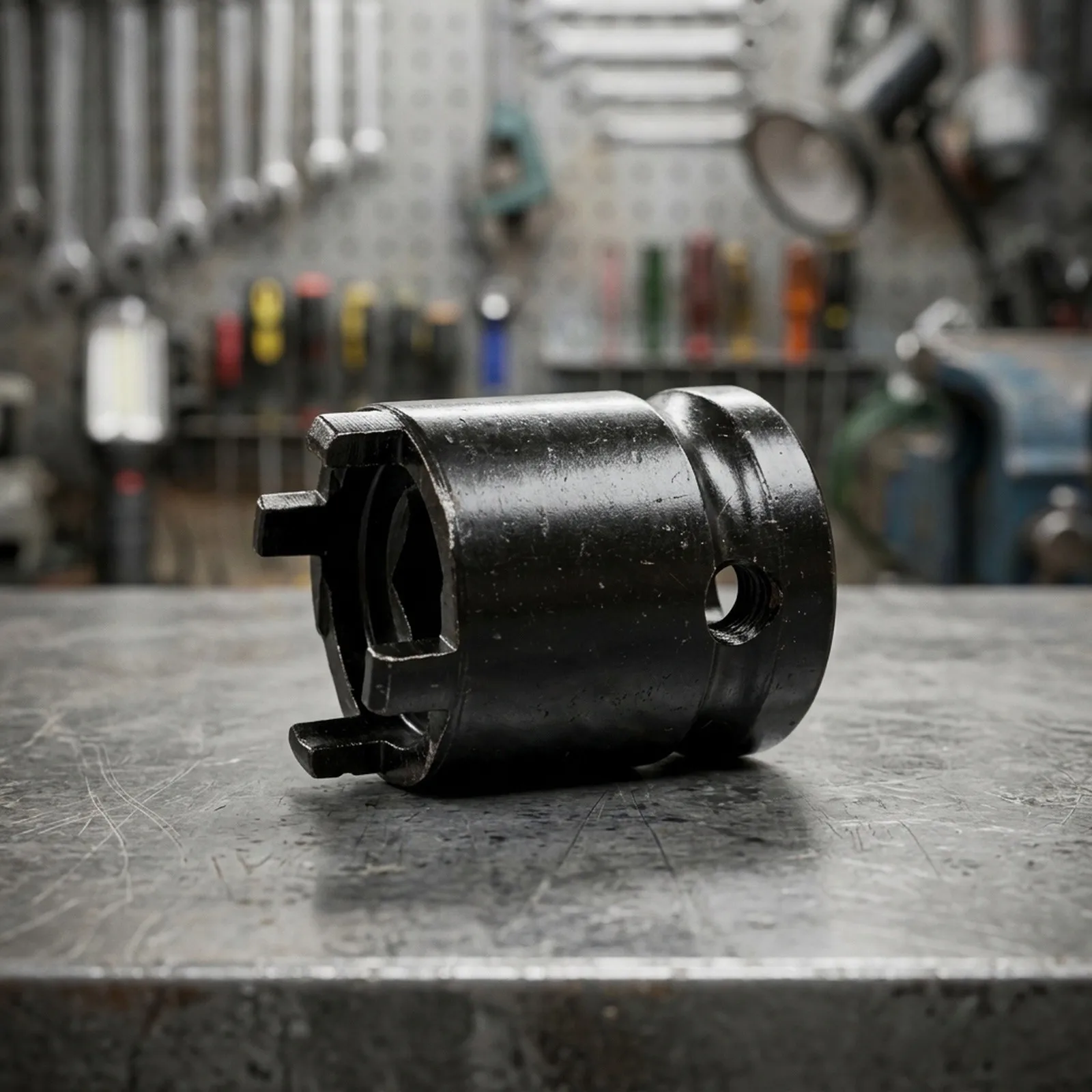 4 Pronged Angle Grinder Socket Compatible with 100mm Grinders and 1/2 in 12mm Square Drive Electric Wrenches Maintenance Tool