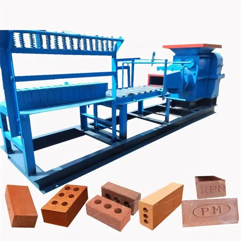 Automatic Clay Brick Paving Block Molding Machine with Gear Vacuum Extruder for Red Clay Brick