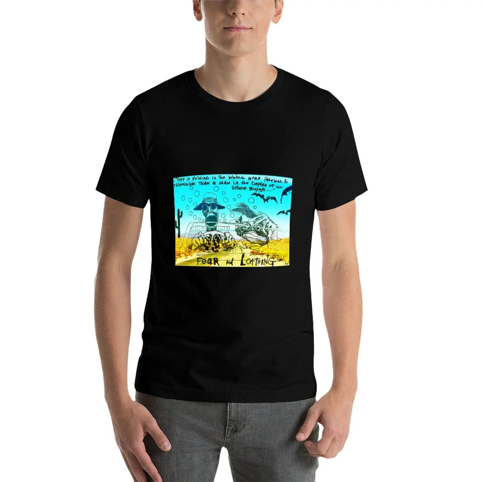 

Fear And Loathing In Las Vegas T-Shirt anime tshirt man t shirts cotton t shirt man luxury T-Shirt