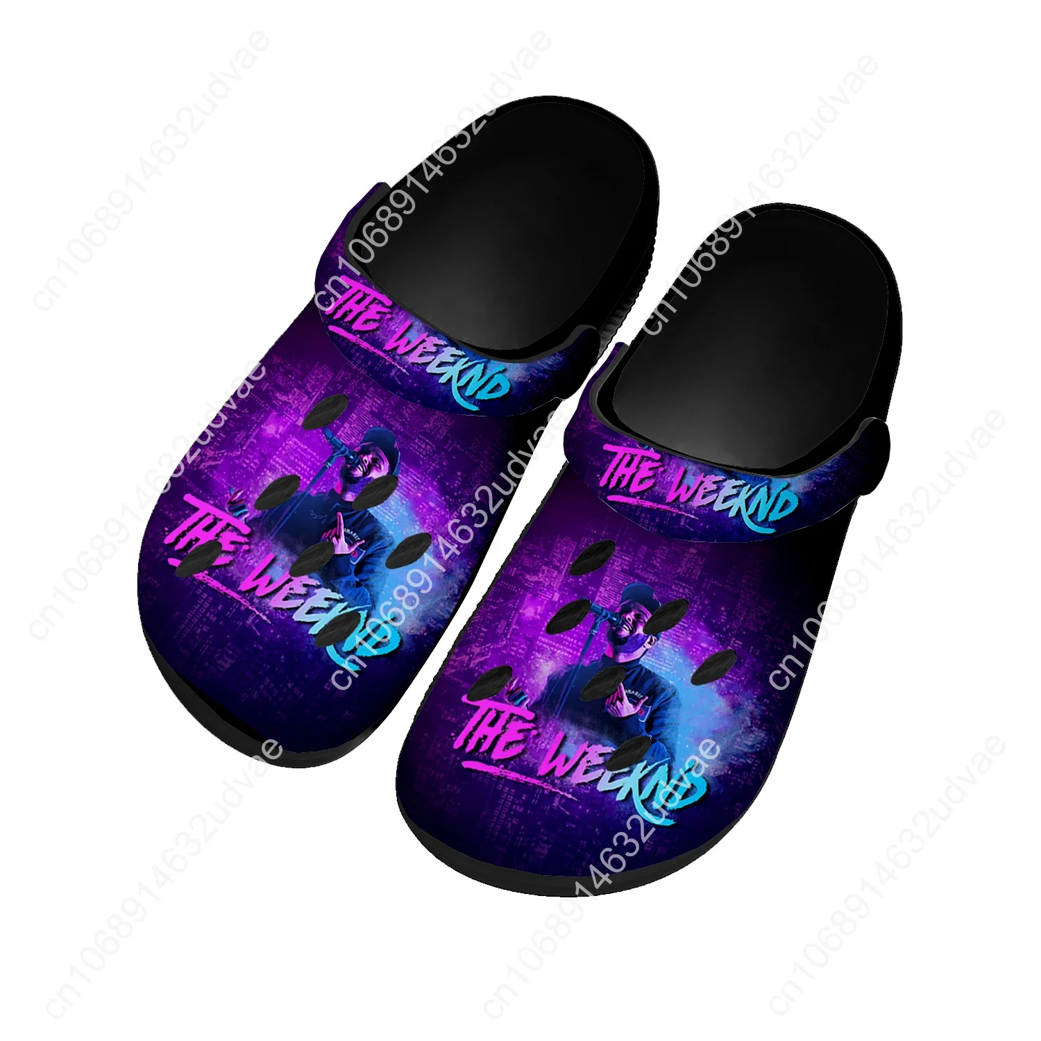 

The Weeknd Home Custom Sandals Women Teenager Fashion Water Shoe Soul Singer Garden Breathable Comfort Beach Hole Slippers