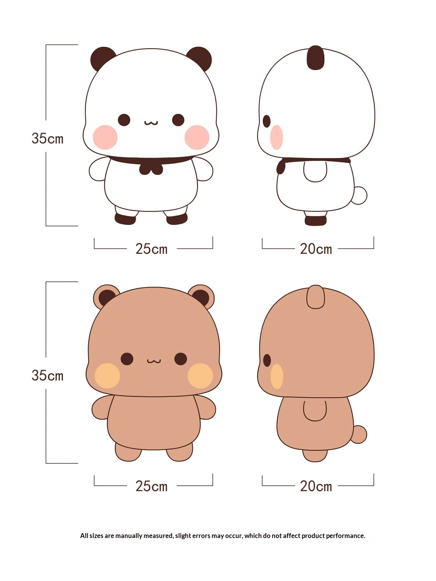 2026 Neues 35CM Panda Bubu und Yier Plüschtier, Offizielles Original Niedliches Panda Bubu und Dudu Anime Plüschpuppe Geburtstagsgeschenk – Detail 2