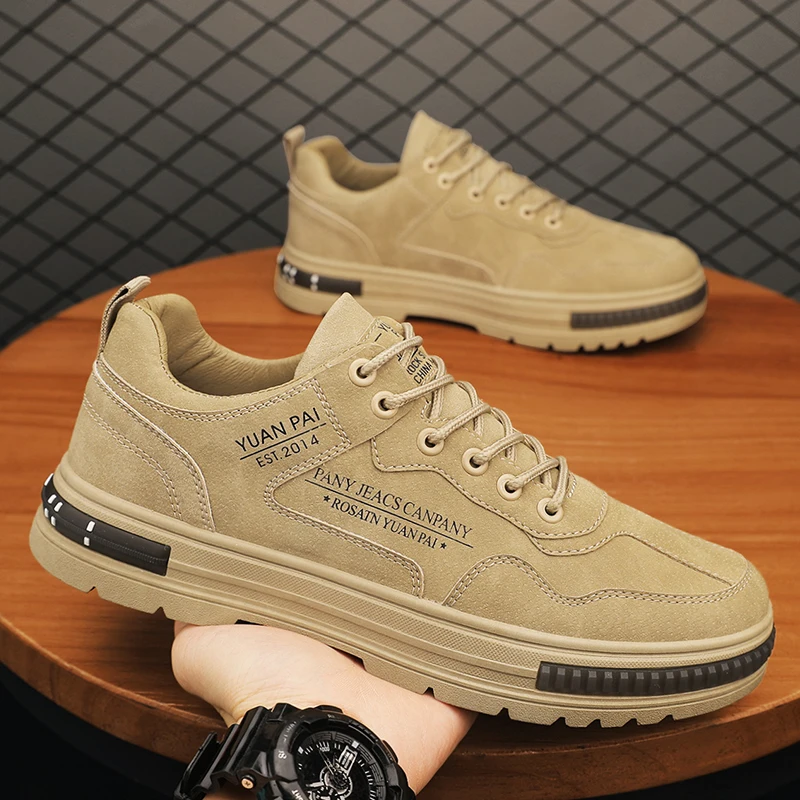 Men's Work Shoes Labor Protection Autumn Winter Waterproof Anti-slip Wear-resistant for Heavy Duty Sports Casual Lightweight ...