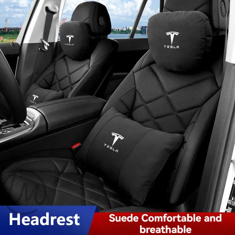 For Tesla Model 3 Y S Model X Car S Class Headrest Neck Support Seat Neck Pillow Automobile Tesla Car Pillow Neck Rest Cushion