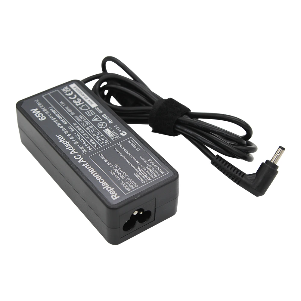 레노버 아이디어패드 AC 노트북 충전기, 요가 710 510-14ISK 레드미북 14 13 어댑터, 20V, 3.25A, 65W, 4.0x1.7mm, 330s, 320 100-15 B50-10