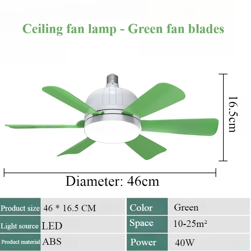 Indoor Ceiling Fans with Lights E27 Dimmable Remote&Wall Control 3 Wind Speed Adjustable Memory Function for Bedroom Living Room