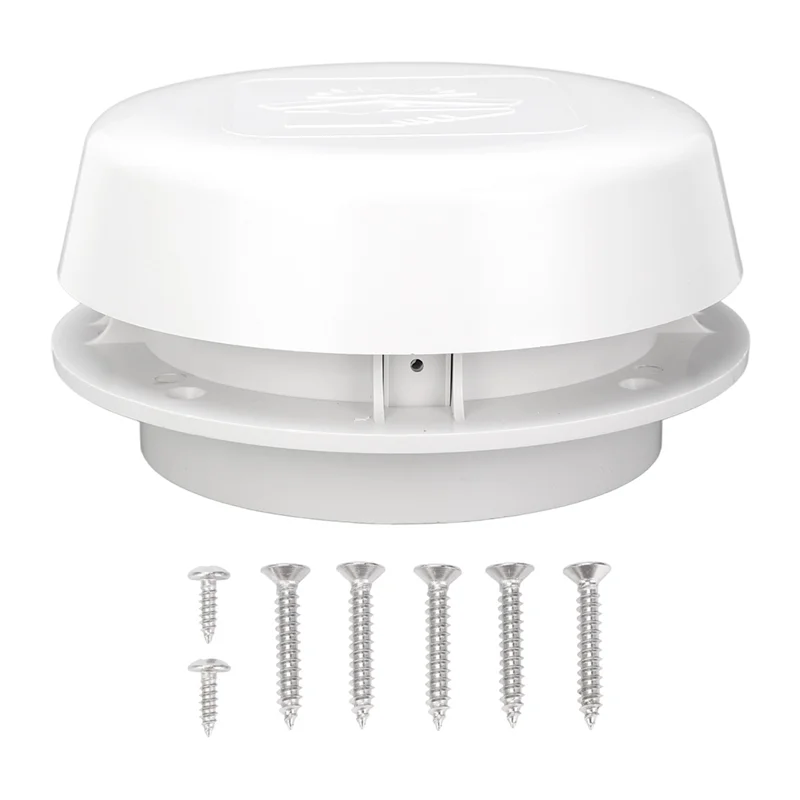 RALCA-RV Roof Vent Cap Air Exchange 155Mm Oxidation Resistant With Mesh For Campervan Yacht Mushroom Ventilation Cap