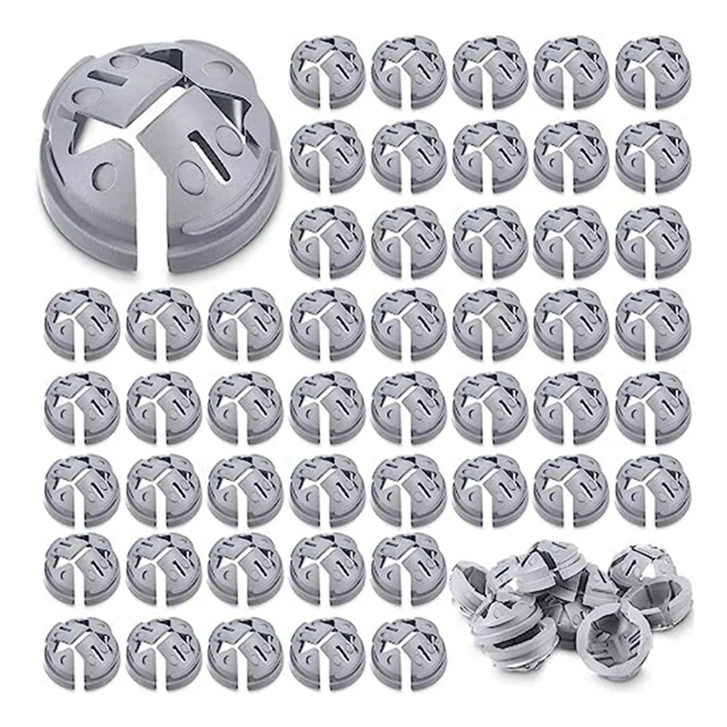 3/8-1/2In Push-Button Bulk Connectors Electrical Conduit Fitting Fits 1/2In Knockout Hole,120PCS