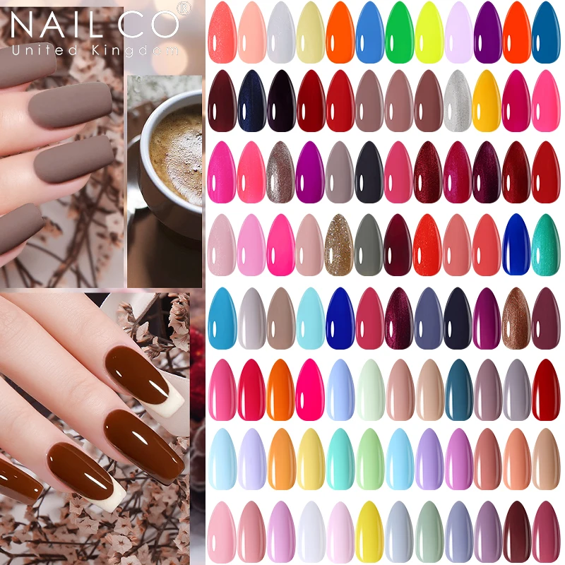 NAILCO Hema TPO Free Gel Polish Nail Art Vernis Semi Permanent UV Nail Polish Manicure Glue Varnish 15ml Nails Supply Ongle Gel