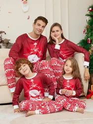 Family Matching Christmas Pajamas Sets Print Tops+Pants 2 PCS Adult And Kids Pyjamas Xmas Sleepwear Baby Boys Girls Jumpsuit