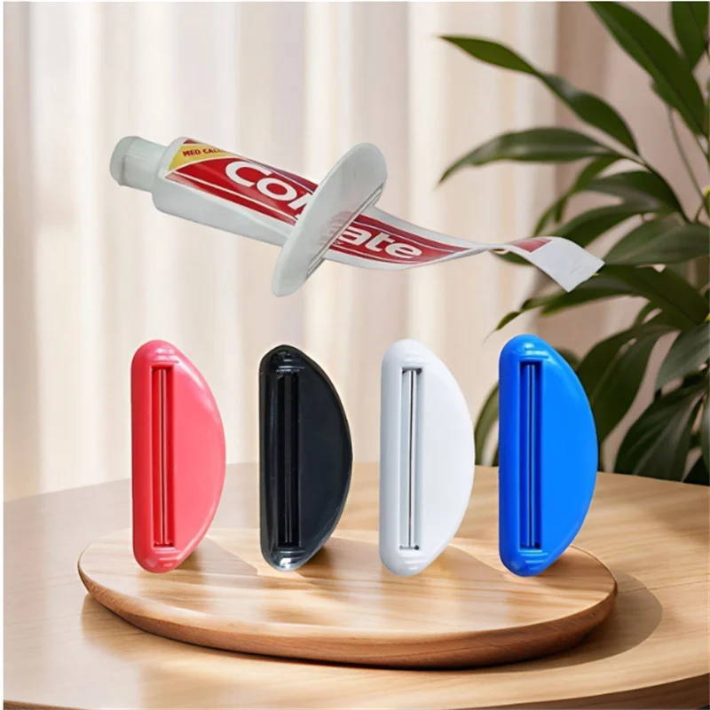 2 pcs/4pcs of random color multi-functional toothpaste dispenser, anti-waste, compact and convenient, toothpaste dispenser