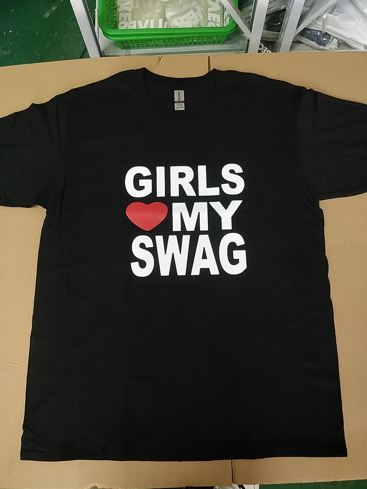 Summer T-Shirt GIRLS LOVE MY SWAG Funny Vintage Men's Novelty Women Casual Streetwear EU Size Tee vintage t shirt image 3