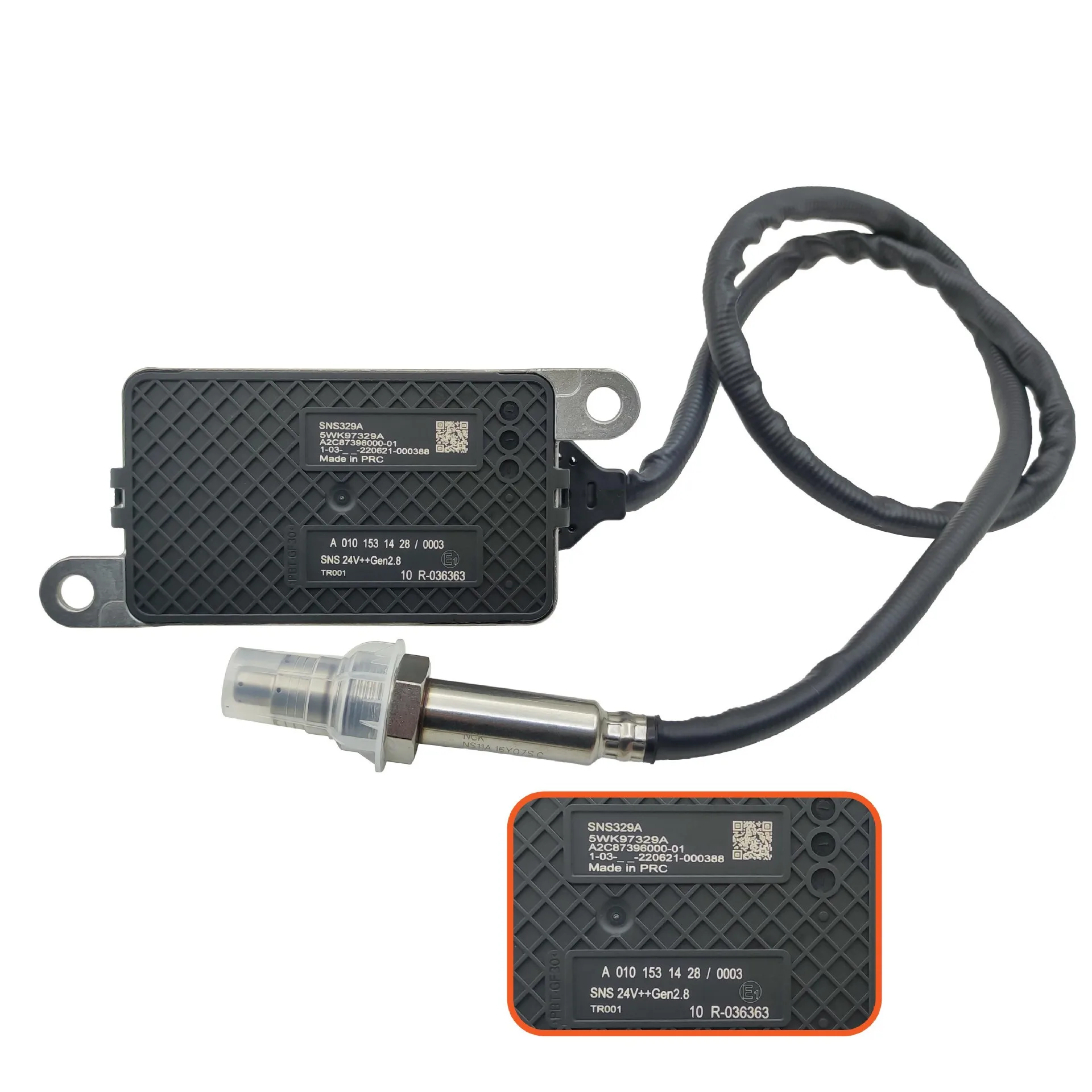 A0101531428/003 5WK9 7329A NOx Sensor Nitrogen Oxide Oxygen Sensor for Euro.6 Diesel Engine SCR Emission System