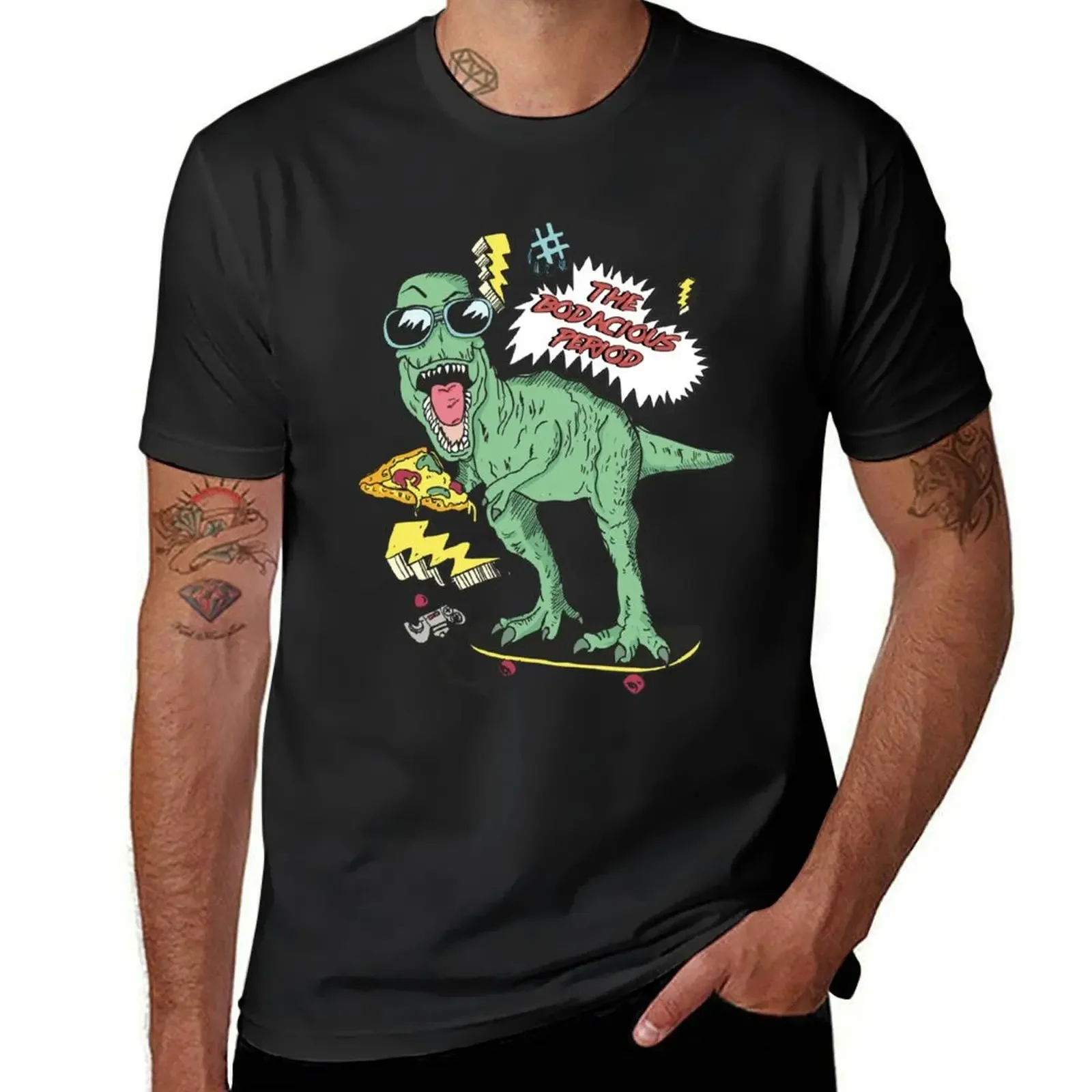 

The Totally Rad Bodacious Dinosaur Period T-Shirt Man t-shirt blacks Men's clothing