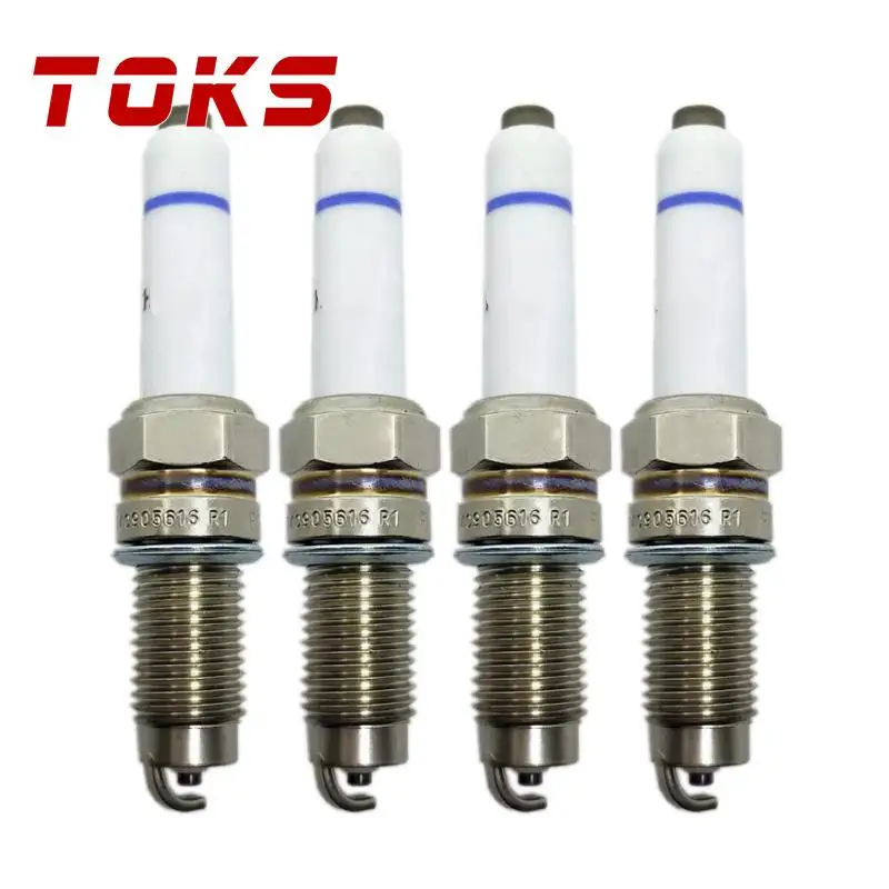 4pcs 04C905616 0241140516  Spark Plug For VW GOLF RAPID Golf 1.6 Bora Jette Skoda C-TREK Sagitar Citigo Yeti Seat Mii