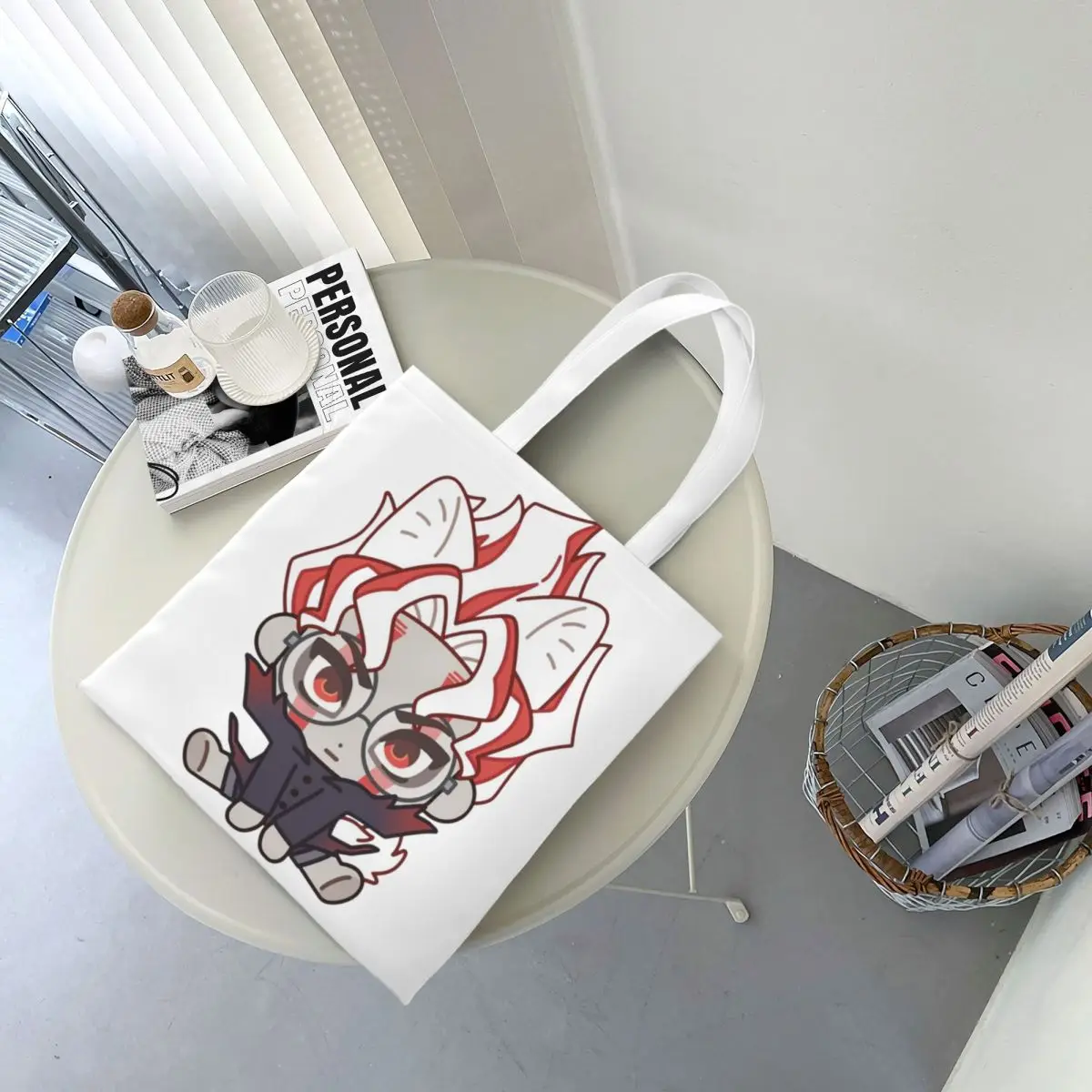 Dandadan Anime Manga Shopping Bags Canvas The Tote Bag Folding for Girls Shoulder Tote Travel Handbag
