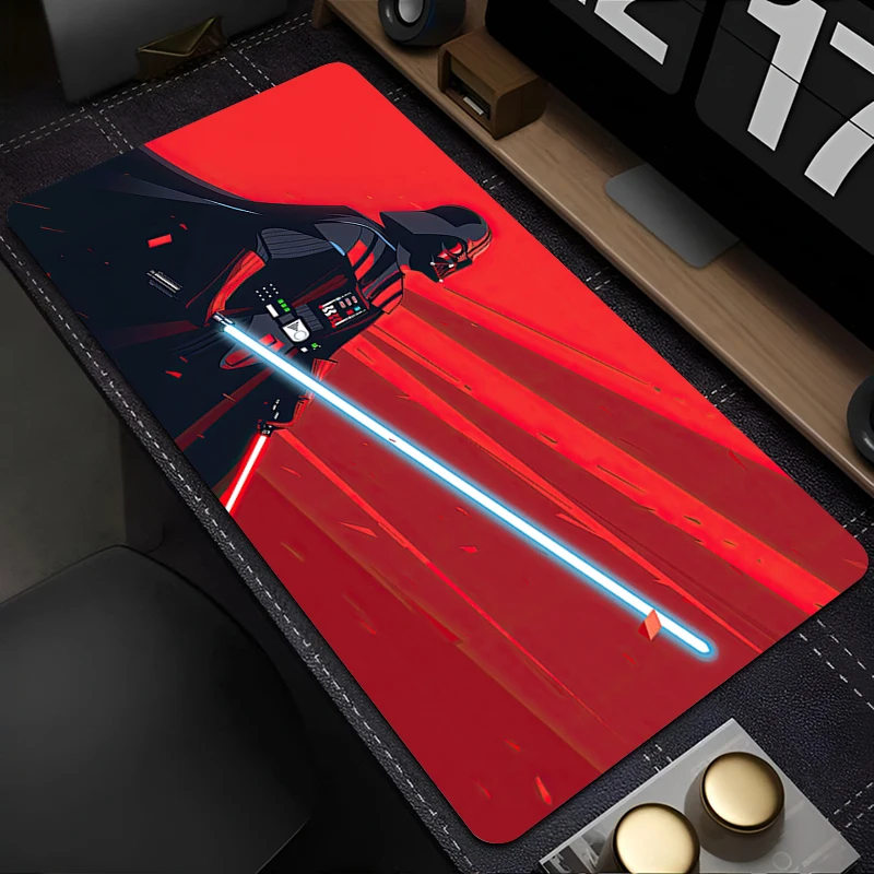 

Коврик для мыши, игровой коврик для клавиатуры, коврик для ноутбука, Star Wars, нескользящий резиновый коврик для мини-ПК, компьютерный коврик, настольный коврик, коврик для геймерского стола, белый коврик для мыши