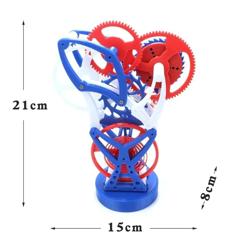 

Механический набор для сборки маятниковых часов: модель с пружинным приводом, принцип работы маятниковых часов, обучающая модель для самостоятельной сборки