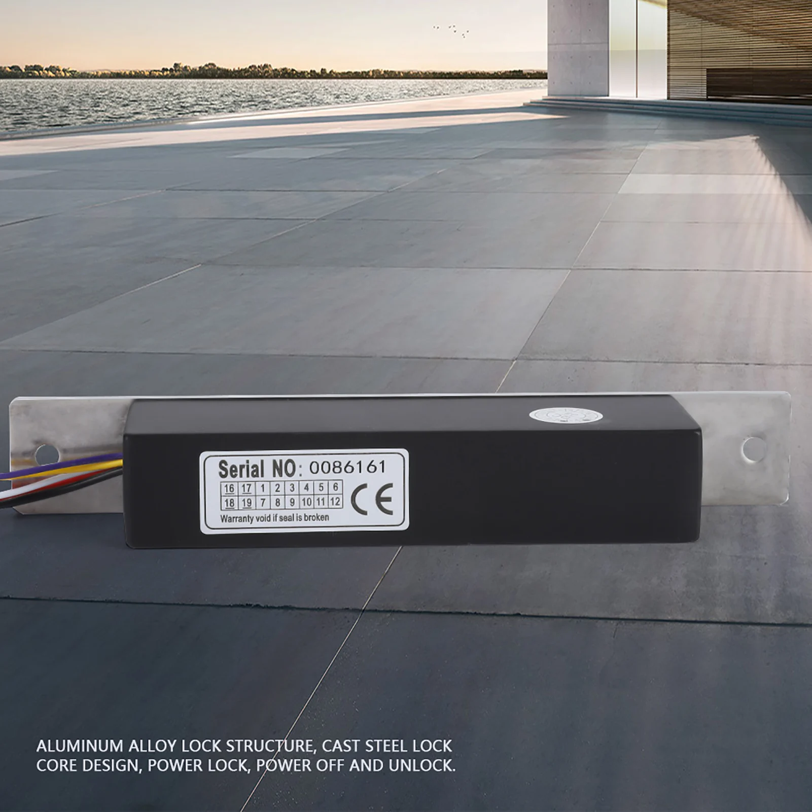 

Access Delay Lock Access Delay Metal Strip Signal Feedback Single Door Magnetic Lock for Glass Door/Wooden Door Magnetic Lock